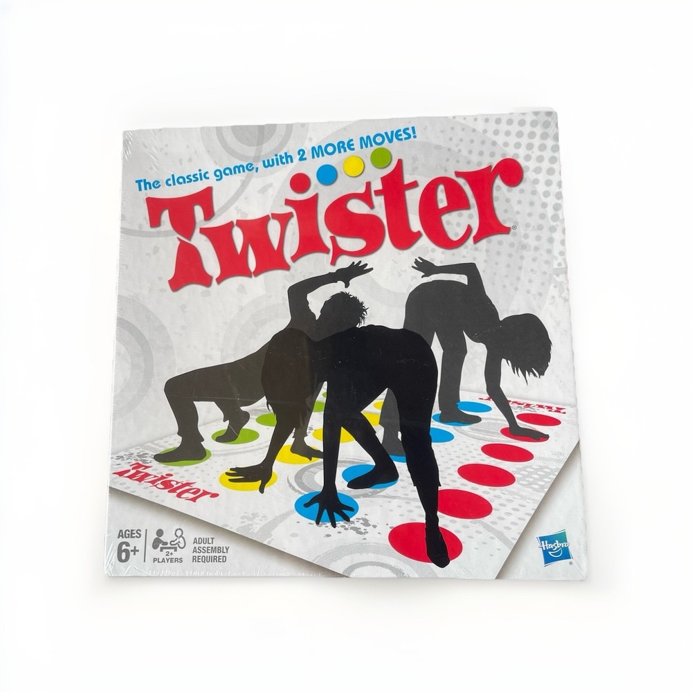 "Twister The Classic Game With 2 More Moves!" By Hasbro 2012 New